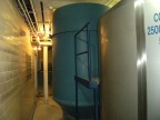 Second floor 5000 pound ground malt tank.